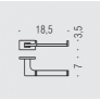 Держатель туалетной бумаги Colombo Design Look B1608NM